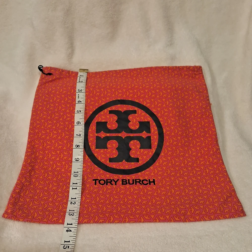 Tory Burch Orange Drawstring Bag
